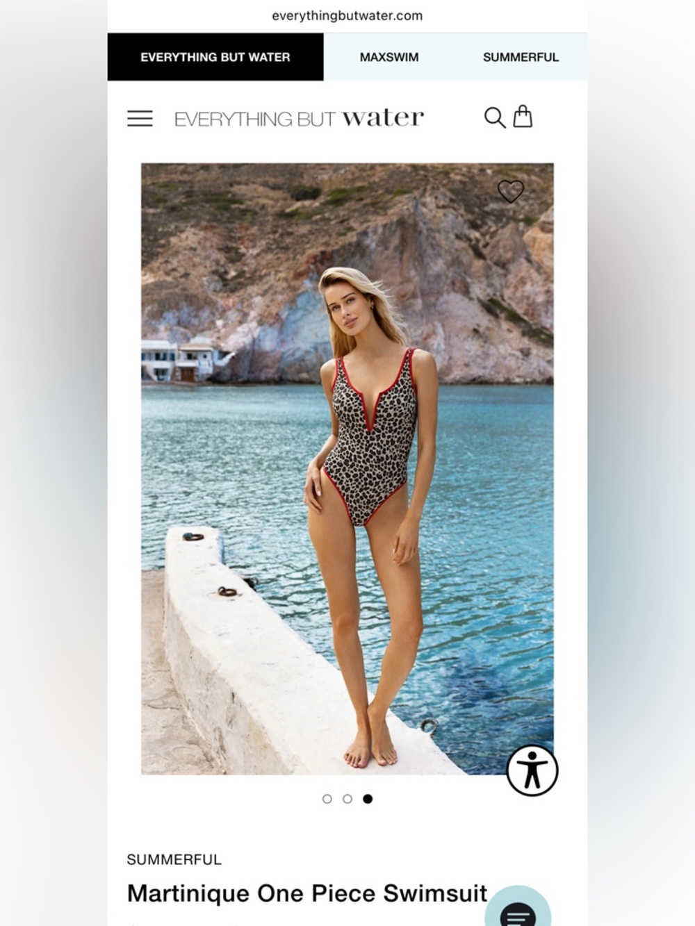 NWT - Summerful Martinique One Piece Swimsuit OPEN TO OFFERS